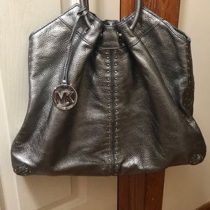 Michael Kors Metallic Silver Handbag